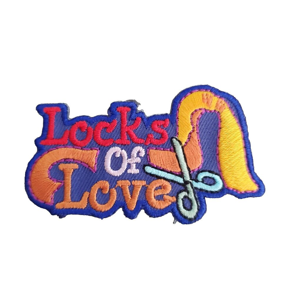 Locks Of Love - GSA Activity Fun Patch Girls Scouts
